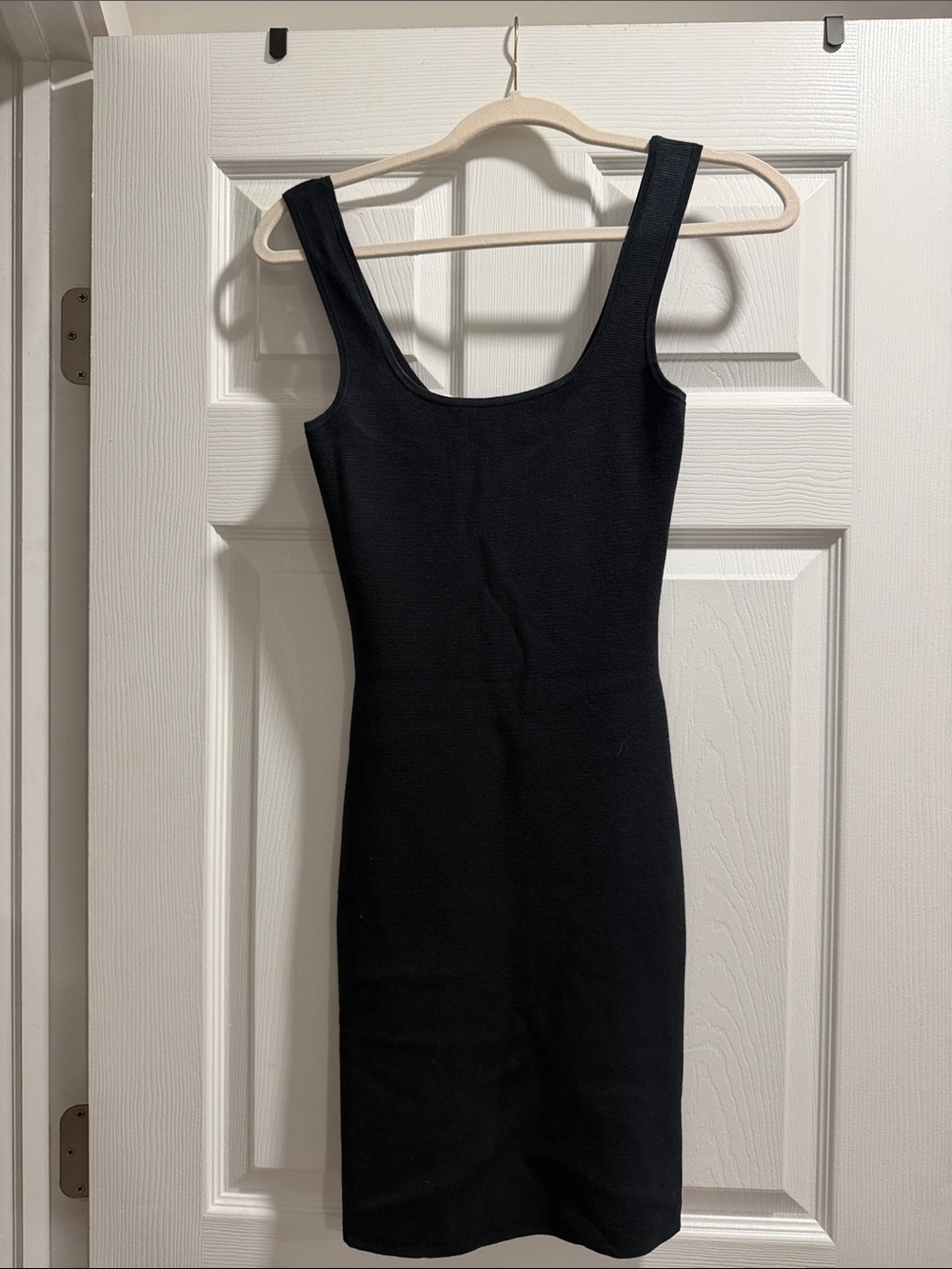 Abercrombie & Fitch Black Scoop Neck Mini Dress